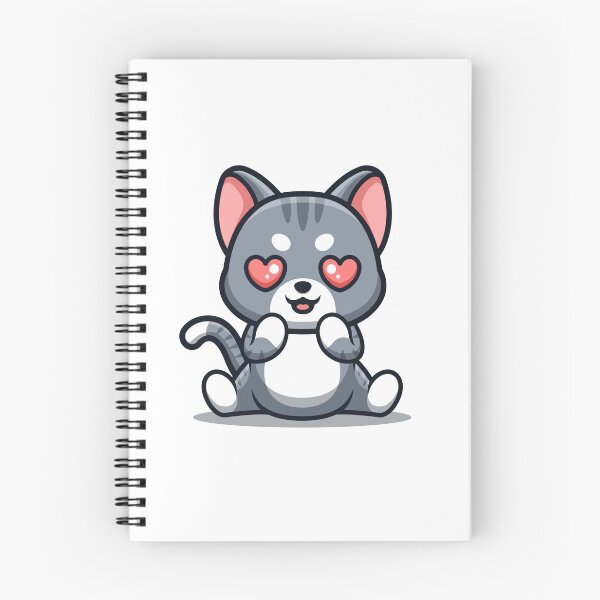 Item preview, Domestic Cat Sitting Shocked Cute Cartoon designed and sold by GumregaStudio.