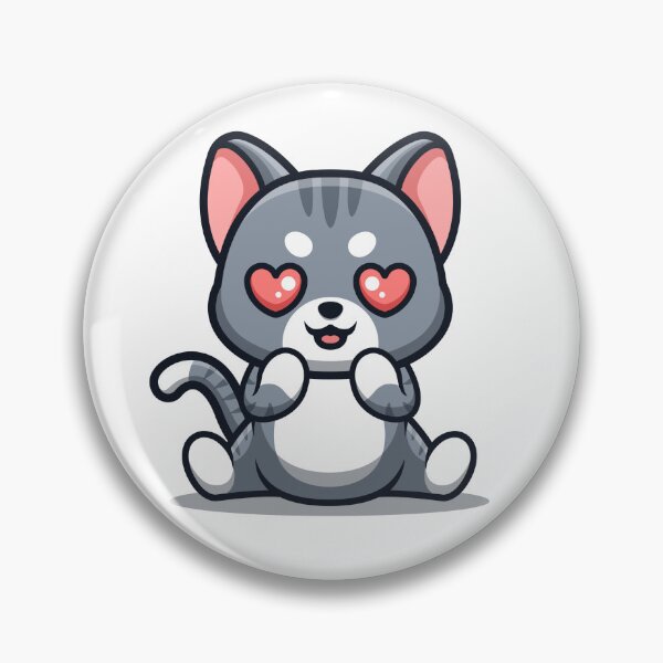 Item preview, Domestic Cat Sitting Shocked Cute Cartoon designed and sold by GumregaStudio.