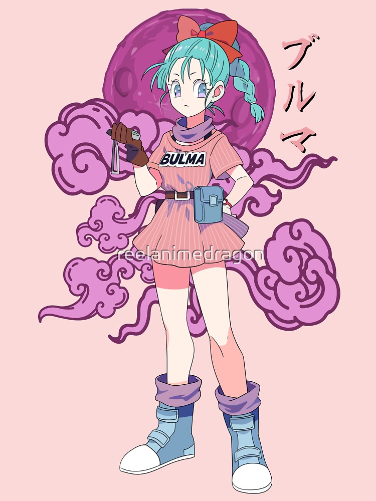 Bulma Pink Dragon Ball Z Baseball Jersey