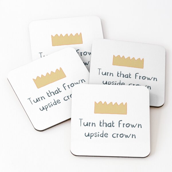 Item preview, Turn that frown upside crown designed and sold by ArtPowerGraphic.