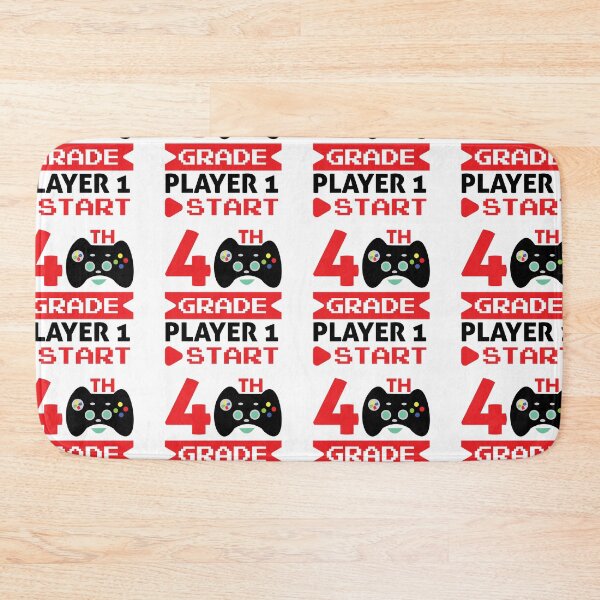 Item preview, 4th grade player1 Start, Back to School, First day of School designed and sold by BlueDiamond-19.