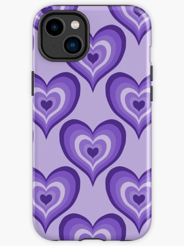 Purple Hearts Pattern