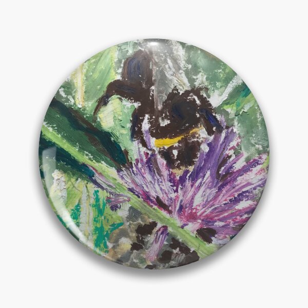 Item preview, Bumble on knapweed designed and sold by Catherine Holland.