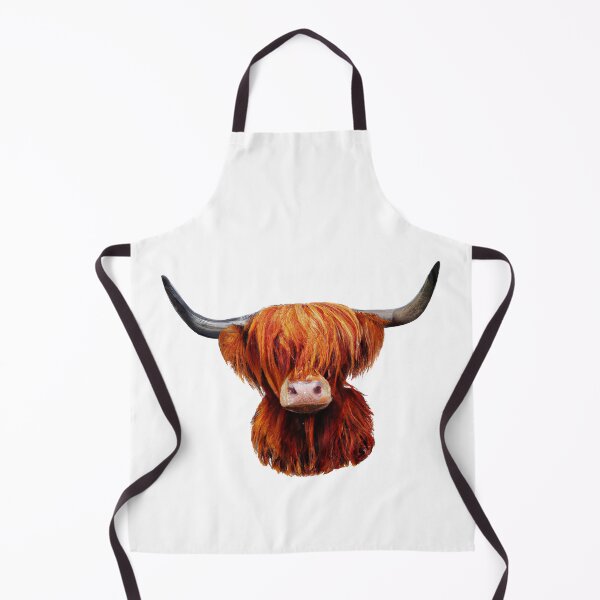 Item preview, Hairy Scottish Highland Cow designed and sold by Kaamalauppias.