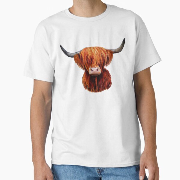 Item preview, Hairy Scottish Highland Cow designed and sold by Kaamalauppias.