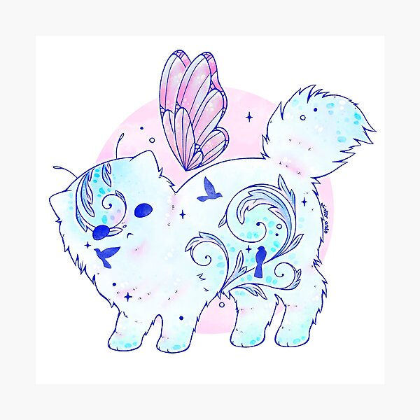 Item preview, Vine Cat + Birds designed and sold by WinterAndo.