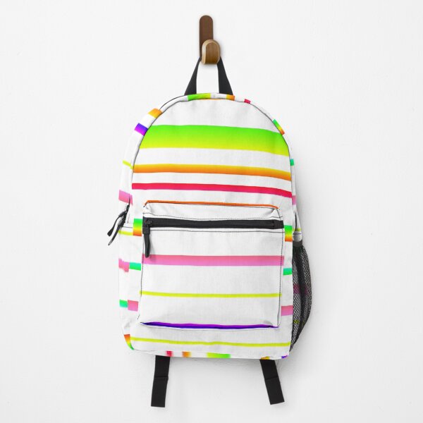 Item preview, Multi color line pattern | white line pattern designed and sold by lausn.