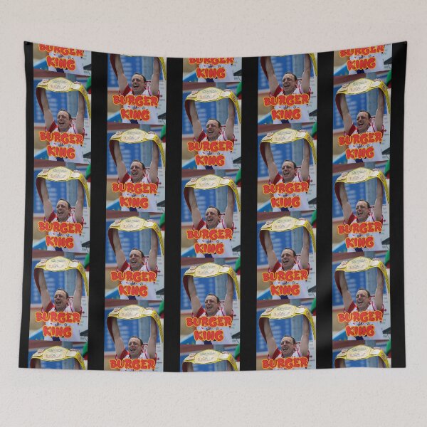 Item preview, joey chestnut the burger king The Glizzy Gladiator designed and sold by vntgxprss.