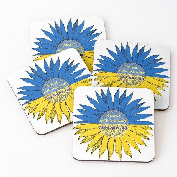 Item preview, Stand with Ukraine Sunflower designed and sold by Hunnybugs.
