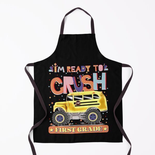 Item preview, Back To School Bus I'm Ready To Crush First Grade designed and sold by CharJens.