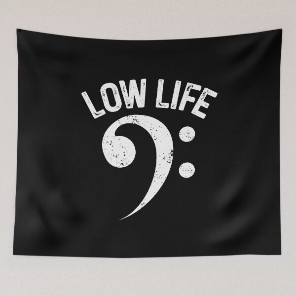 Item preview, Low Life Bass Clef designed and sold by ChailynReed.