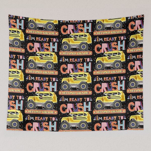 Item preview, Back To School Bus I'm Ready To Crush Second Grade designed and sold by CharJens.