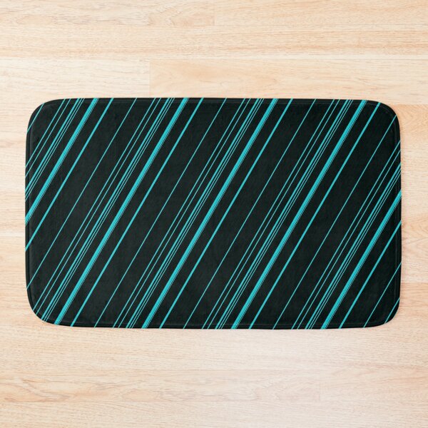 Item preview, Blue neon striped pattern designed and sold by Coffee Lifestyle.