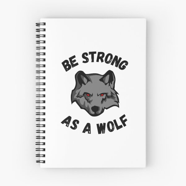 Item preview,  Be strong as a wolf-motivational-cool-dangerous-red eyes designed and sold by PacePoint.