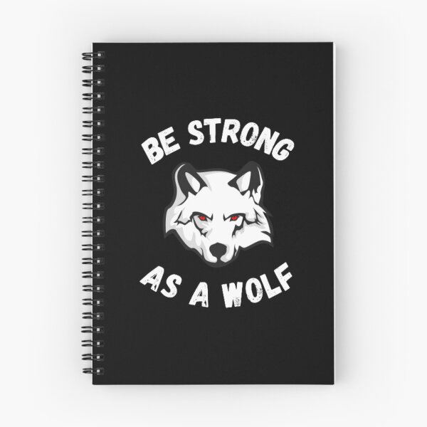 Item preview,  Be strong as a wolf-motivational-cool-dangerous-red eyes designed and sold by PacePoint.