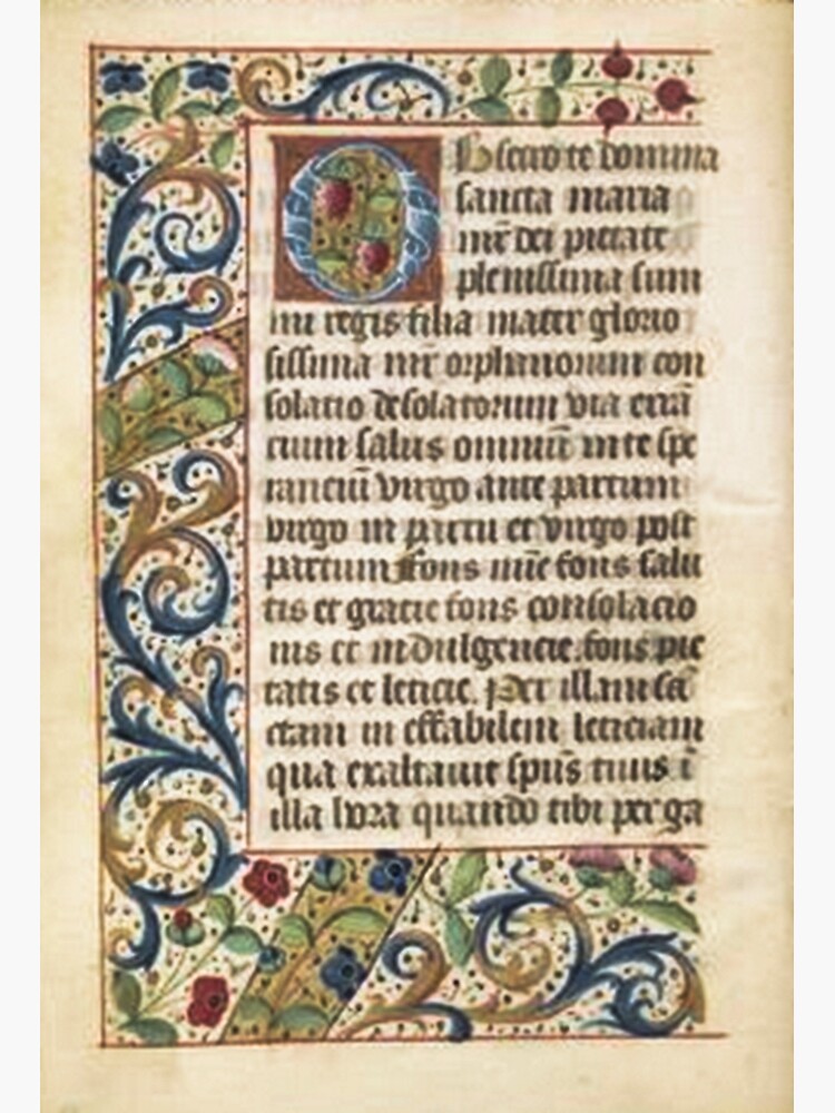 "Illuminated Manuscript Page" Poster for Sale by IlluminatedPage