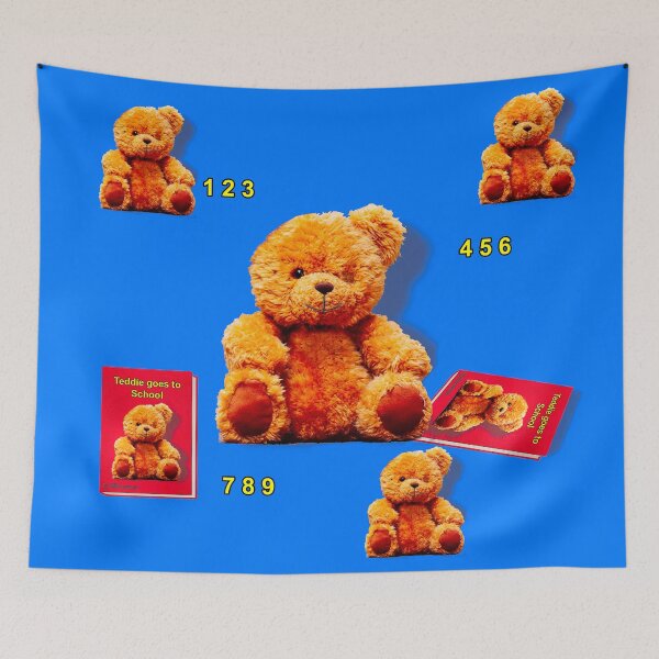 Item preview, Teddie loves reading designed and sold by Millysuewood.