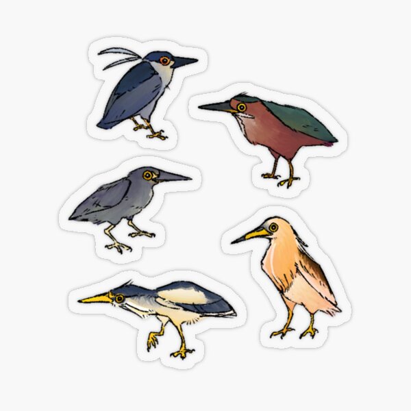 Small Bird Stickers