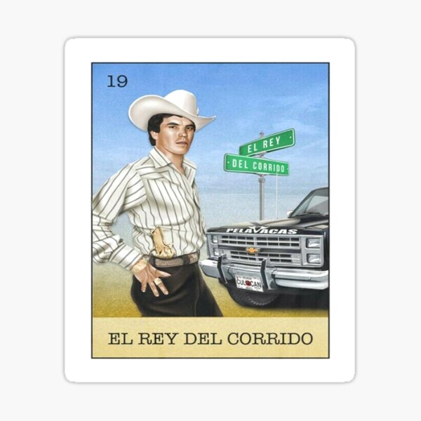 chalino sanchez el rey del corrido calcomania decal sticker