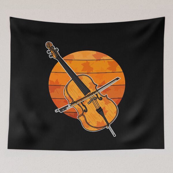 Item preview, Fall Cello Cellist Autumn Thanksgiving designed and sold by doodlerob.