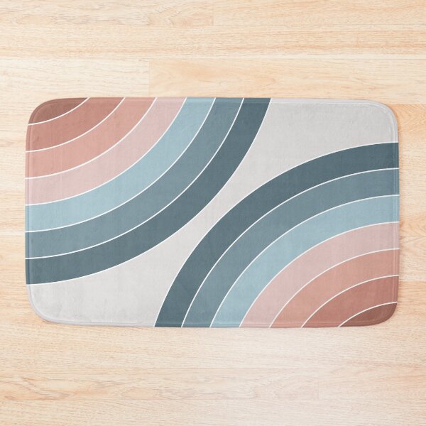 Item preview, Blue and pink retro style circles designed and sold by BattaAnastasia.