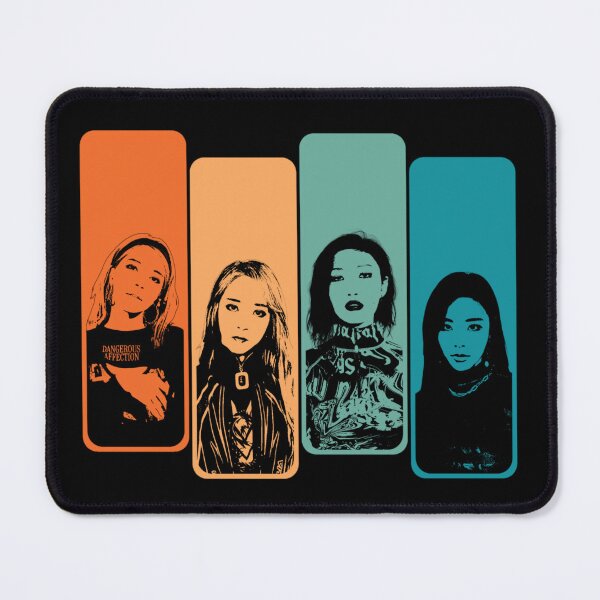Item preview, MAMAMOO Colorful Retro silhouette designed and sold by AliffStudio.