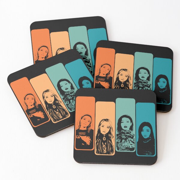 Item preview, MAMAMOO Colorful Retro silhouette designed and sold by AliffStudio.