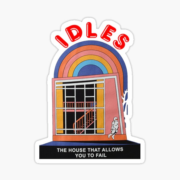 "Idles artwork logo" Sticker for Sale by cpenlingtonnh Redbubble