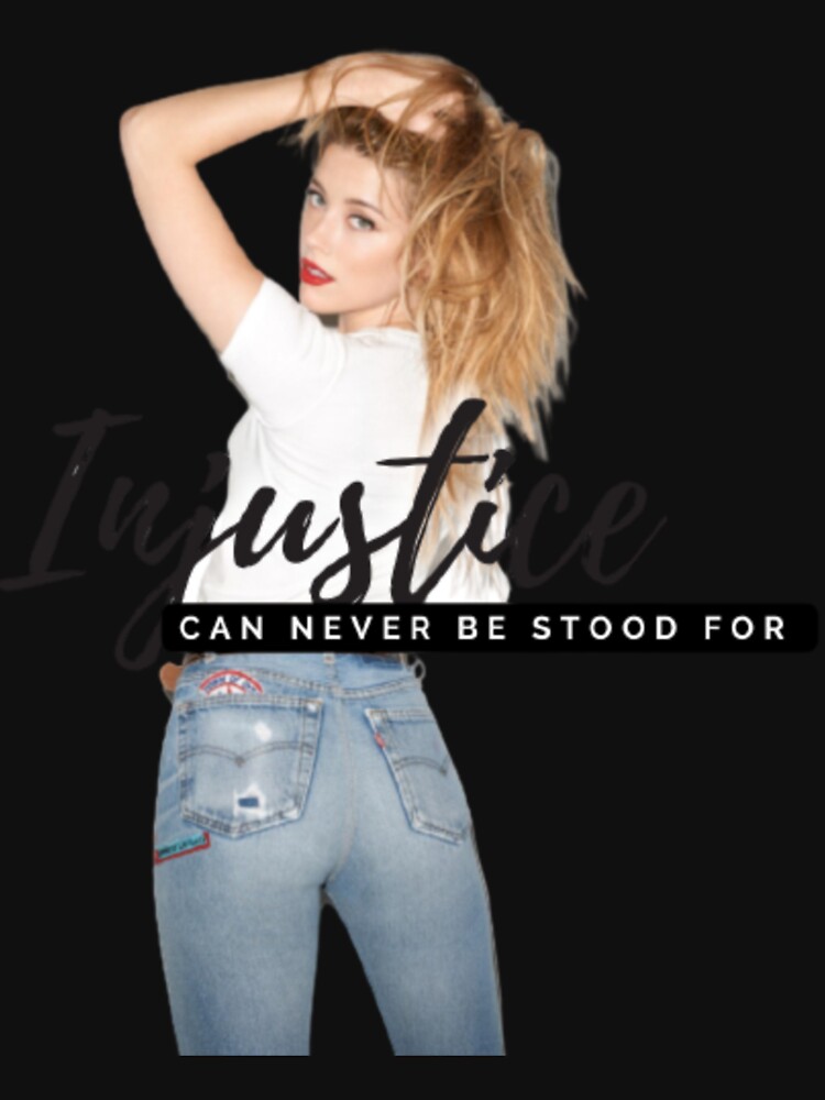 Disover Amber Heard  Injustice Can Neve Active T-Shirt