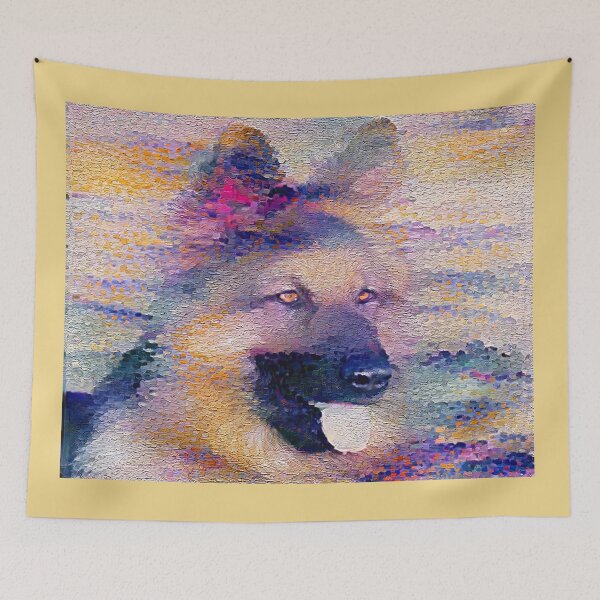 Item preview, German Shepherd Dog Art designed and sold by Brushless.