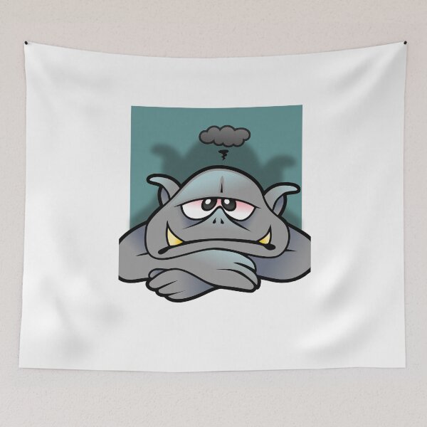 Item preview, Grumpy old troll classic t-shirt designed and sold by Jutec1.