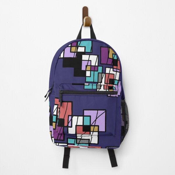 Item preview, Modern design colorful square monogram designed and sold by Shirley Li.