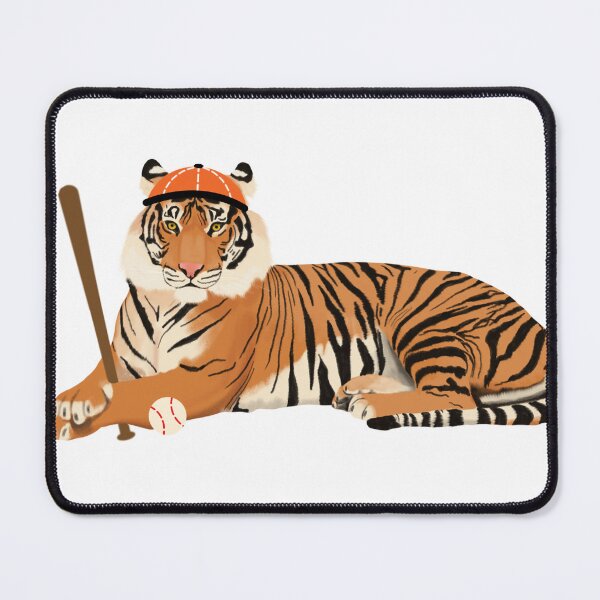 Item preview, Baseball Tiger Orange designed and sold by cmd-art.