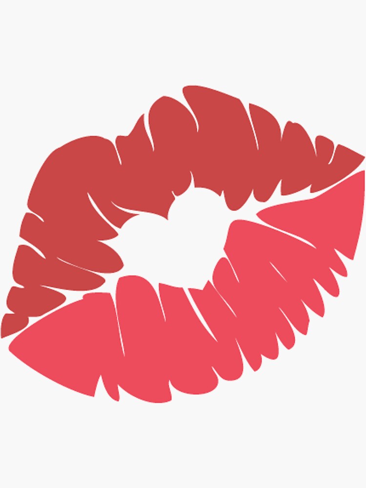 what does kiss lips emoji mean