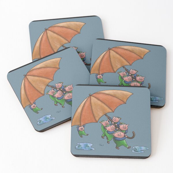 Item preview, Piggy Small and Friends - Rainy Day designed and sold by PiggySmall.