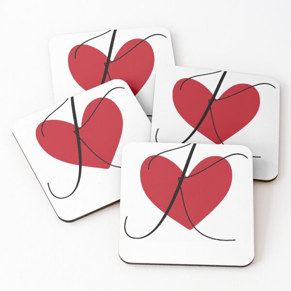 Item preview,  Heart With Letter Initial K designed and sold by medbdj.
