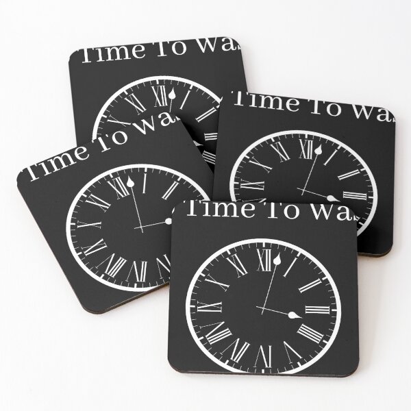 Item preview, No Time To Waste Time Clock Black ver. designed and sold by wSmileFlowerw.