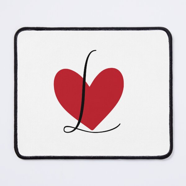 Item preview, Heart With Letter Initial L designed and sold by medbdj.