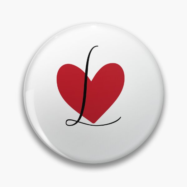 Item preview,  Heart With Letter Initial L designed and sold by medbdj.