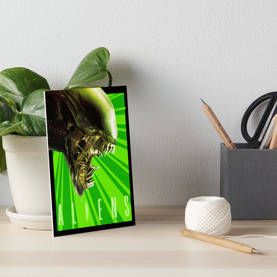 pop-art-green-alien-art-board-print-for-sale-by-skullptor-redbubble