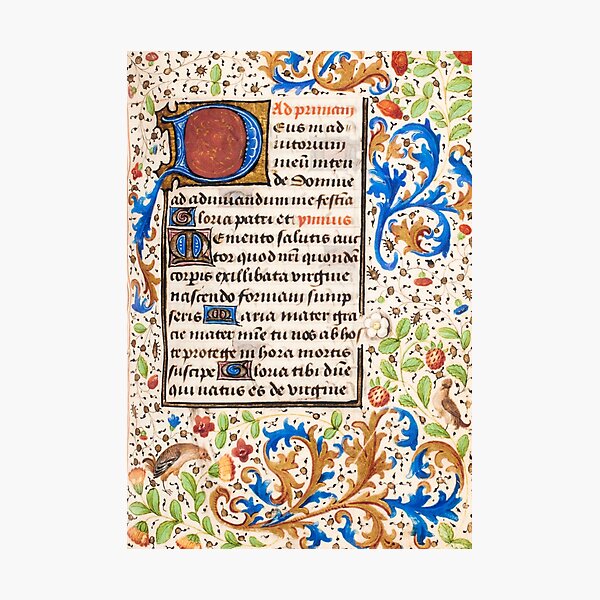 Item preview, Illuminated Manuscript Page designed and sold by IlluminatedPage.