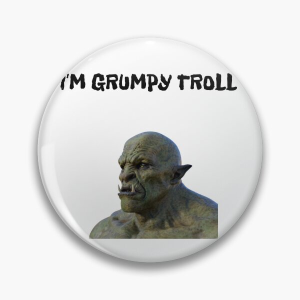 Item preview, I'm grumpy troll classic t-shirt designed and sold by Jutec1.