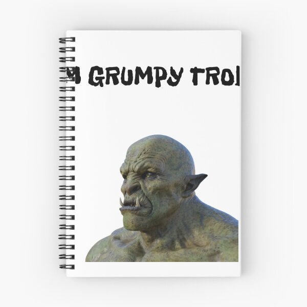 Item preview, I'm grumpy troll classic t-shirt designed and sold by Jutec1.