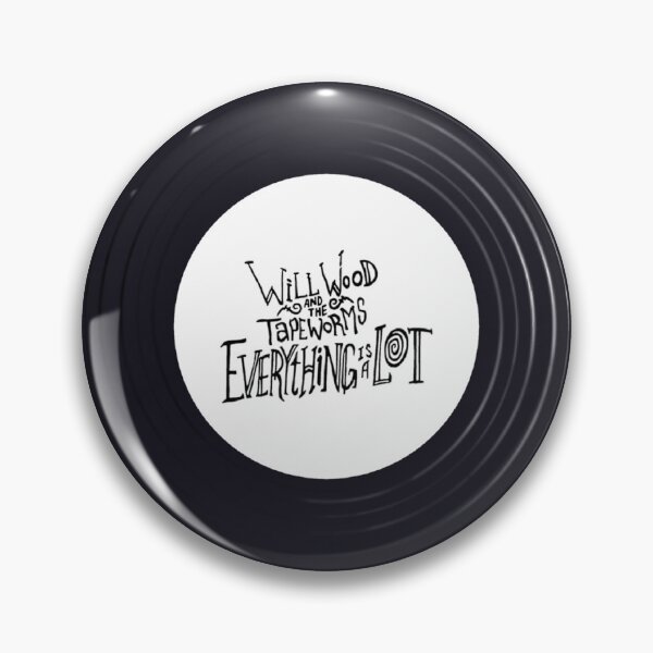 Item preview, Will Wood and the Tapeworms Everything Is a Lot black vinyl designed and sold by clownishcat.