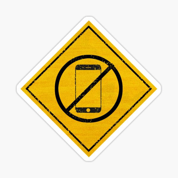 Artikel-Vorschau von Keine Telefonzone, designt und verkauft von CAUTION SHOP.