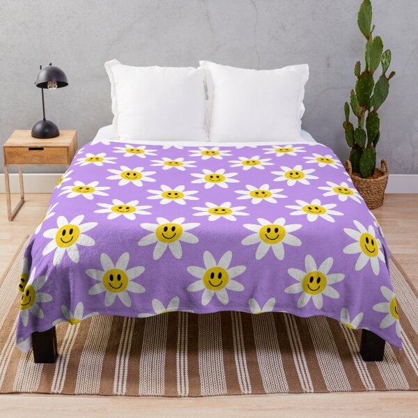 Item preview, Smiling Daisies Lavender Purple designed and sold by Julie Erin Designs.