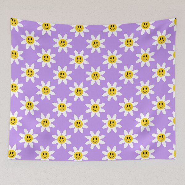 Item preview, Smiling Daisies Lavender Purple designed and sold by Julie Erin Designs.