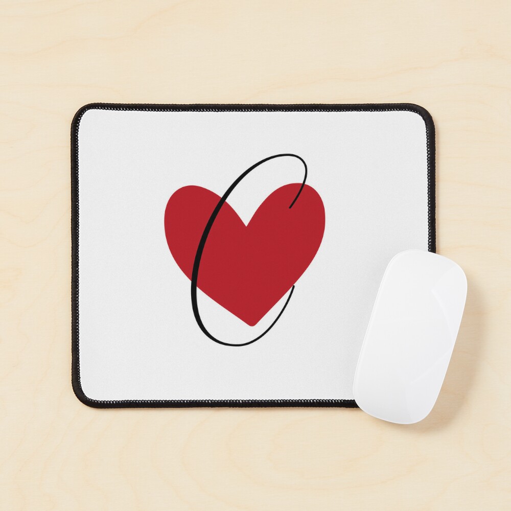 logs mini heart stickers – Letter C design