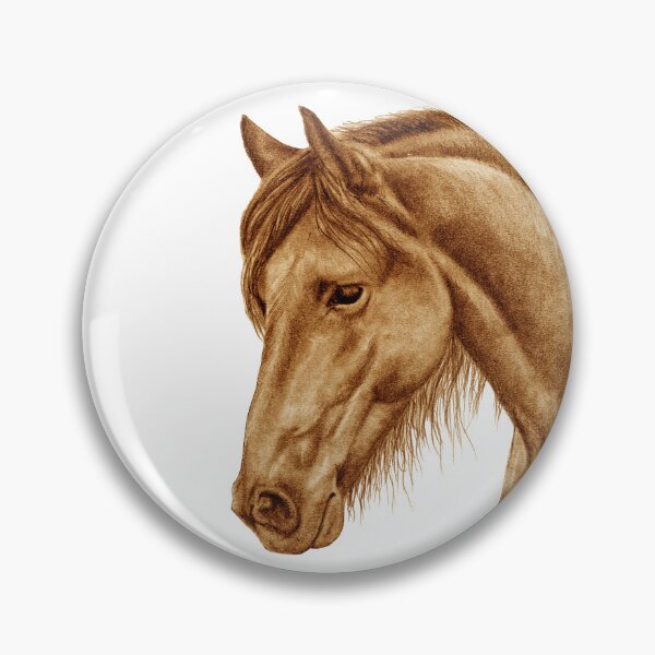 Item preview, Portrait of a Friesian 2 - brown colorized version designed and sold by SylvieG18.