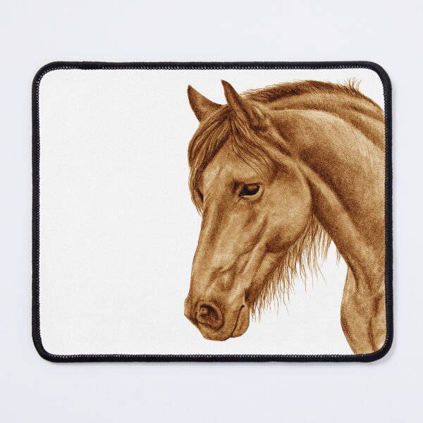 Item preview, Portrait of a Friesian 2 - brown colorized version designed and sold by SylvieG18.